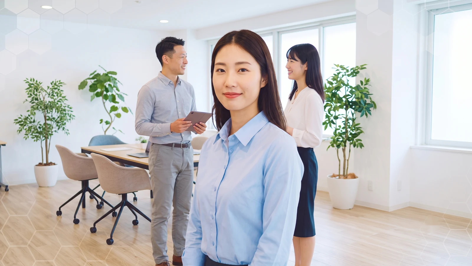 一次対応を分担し落ち着いて対応できるCS体制のイメージ